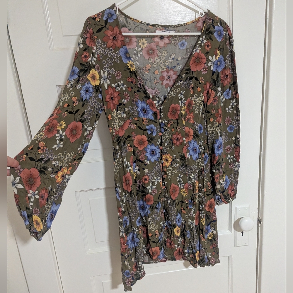 O'Neill Floral Print Women's Dress, Size Small
